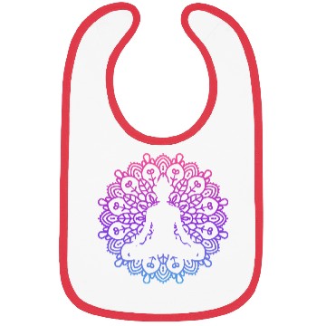 Discover Yoga Meditation Mandala Vector Bibs