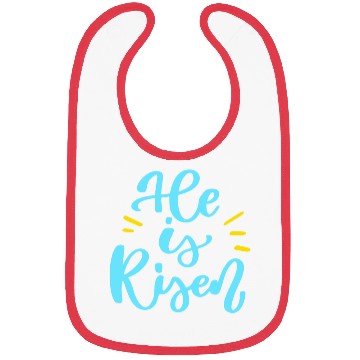Discover He Is Risen Religious Easter Bibs