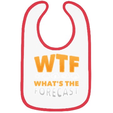 Discover WTF What's The Forecast Meteorologist Meteorology Bibs