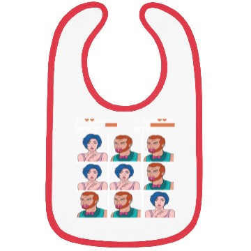 Discover Tic Tac Toe Girls vs. Boys Bibs