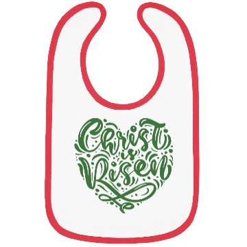 Discover He Is Risen Christian Easter Bibs