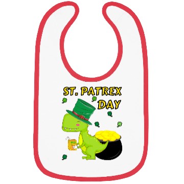 Discover ST. PATREX DAY FUNNY PUN Bibs