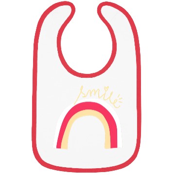 Discover Rainbow, Smile, Positive Quote Bibs