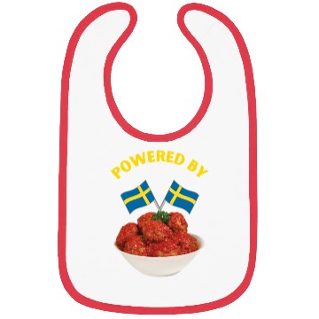 Discover Powered by Swedish Meatballs Bibs