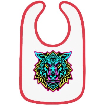 Discover IdyllBeast Neon Wolf Bibs
