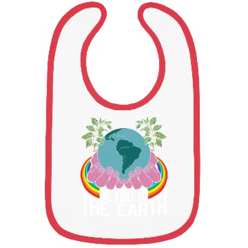 Discover Be Kind To The Earth Rainbow Natural Environment Bibs