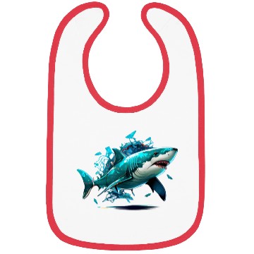 Discover shark game ps 3 Bibs
