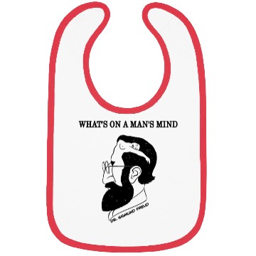 Discover What's On A Man's Mind Dr. Sigmund Freud Bibs