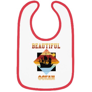 Discover Beautiful Ocean Bibs