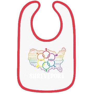 Discover Shreveport Pride Month Pride Flag LGBT Community L Bibs