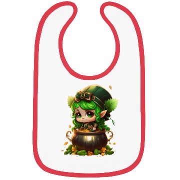 Discover St. Patrick's Day Elf Saint Patricks Day Outfit Bibs