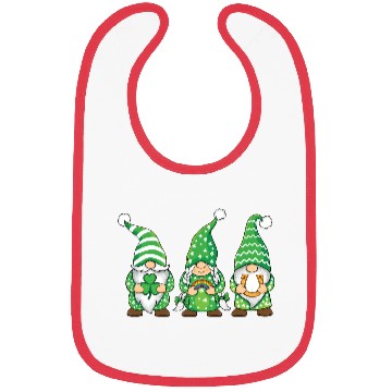 Discover St. Patrick's Day Gnomes Saint Patricks Day Outfit Bibs