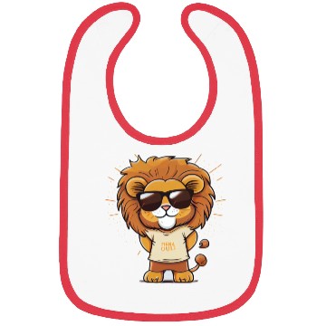 Discover lion Bibs