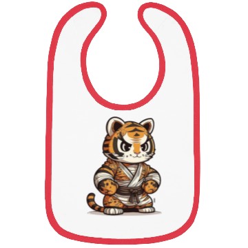 Discover a lion in a kimono Bibs