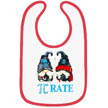 Discover Funny Pirate Gnome Octopus Pi Day Symbol For Math Bibs