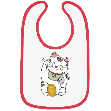 Discover Lucky Cat Bibs