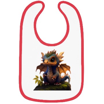 Discover cute dragon Bibs