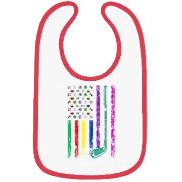 Discover American Sports Flag Hispanic Heritage Month Golf Bibs