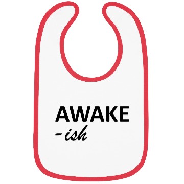 Discover Awake ish Black Bibs