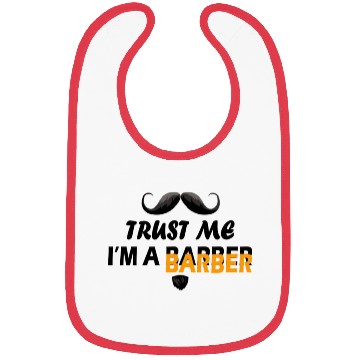 Discover Trust me i'm a barber Bibs