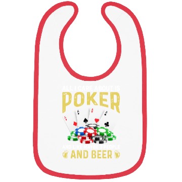 Discover poker people and beer Bibs