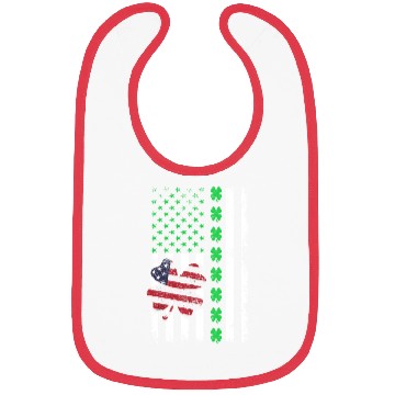 Discover American Flag Shamrock St Patricks Day Bibs