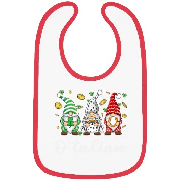 Discover O'talian St. Patrick Italian Pride Italy Flag Bibs