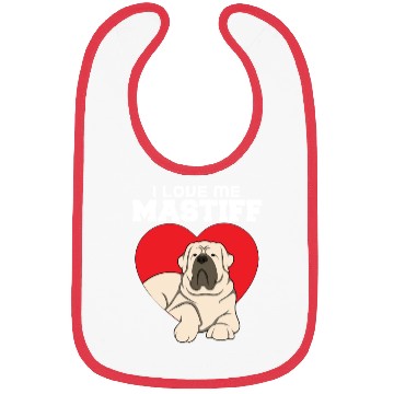 Discover I Love Me Mastiff Bibs