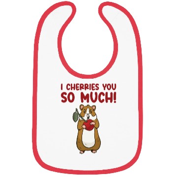 Discover Cute Animal Hamster Cherry Pet Food Pet Hamster Bibs