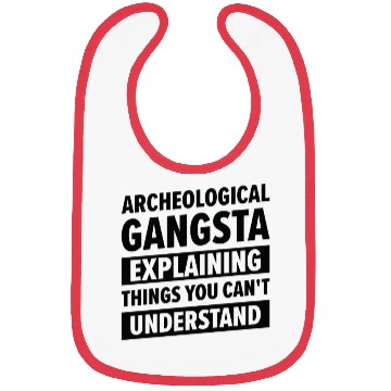 Discover Archeology Gangsta Human History Science Artifacts Bibs