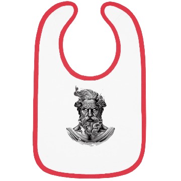 Discover Zeus God Lightning Greek Mythology Bibs