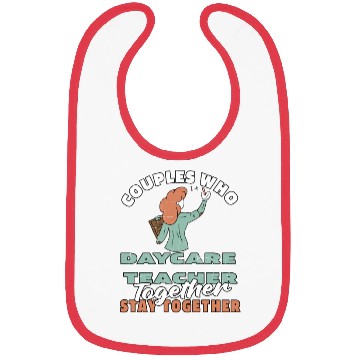 Discover Daycare Teacher Couple Bibs