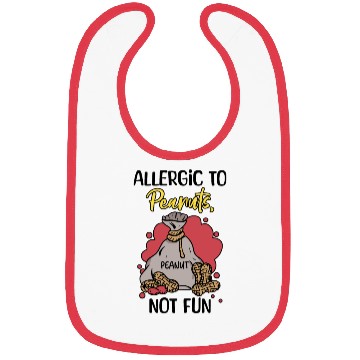 Discover Allergic To Peanuts Not Fun Peanut Allergic Bibs