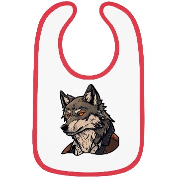 Discover Suited Wolf Bibs