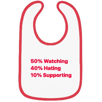 Discover 50 PERCENT WATCHING RED Bibs
