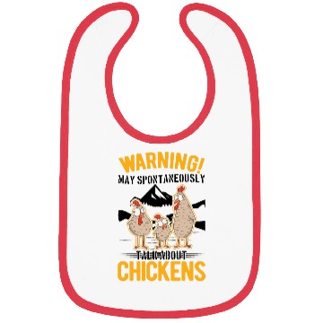 Discover Warning Chickens Farmer Chicken Bibs