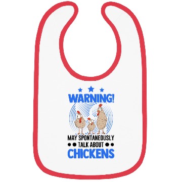 Discover Warning Chickens Farmer Chicken Bibs