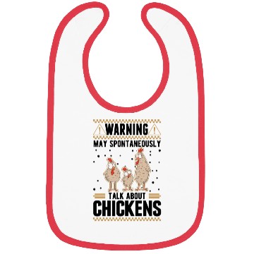 Discover Warning Chickens Farmer Chicken Bibs