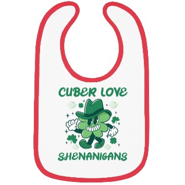 Discover Cubing St. Patricks Day Shenanigans Bibs