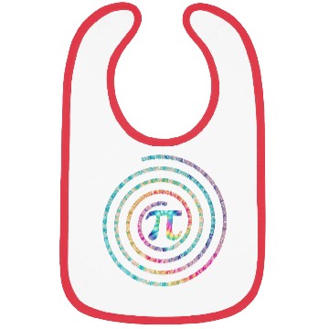Discover Pi day 2023 spiral art Bibs