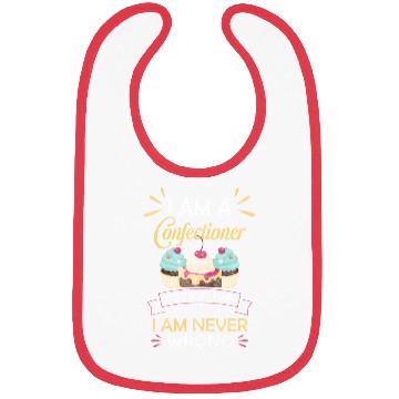 Discover Confectioner Baker Sweet Dessert Bibs