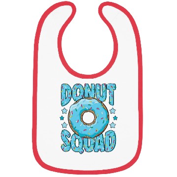 Discover Blue Donut Squad Sprinkles Donut Lover Matching Bibs