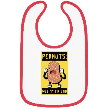 Discover Peanuts Not My Friend Peanut Allergic Bibs