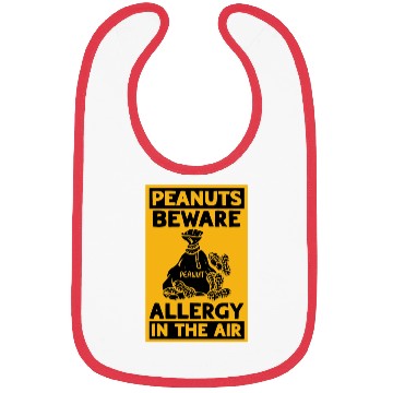 Discover Peanuts Beware Allergy In The Air Peanut Allergic Bibs
