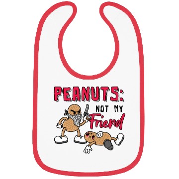 Discover Peanuts Not My Friend Peanut Allergic Bibs
