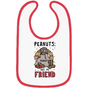 Discover Peanuts Not My Friend Peanut Allergic Bibs