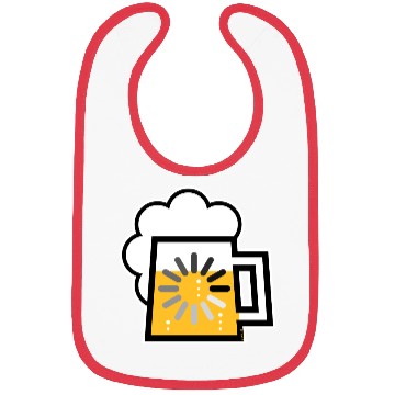 Discover Beer Loading (Drinking In Progress / Icon / |) Bibs