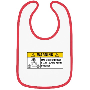 Discover Robotics saying for Robotics students and teachers Bibs