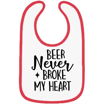 Discover Beer Never Broke My Heart Bibs