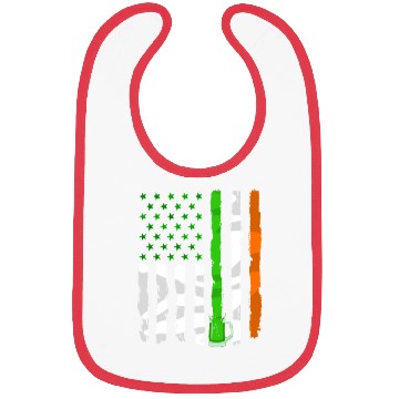 Discover Irish American Flag Draft Beer Shamrock St Patrick Bibs